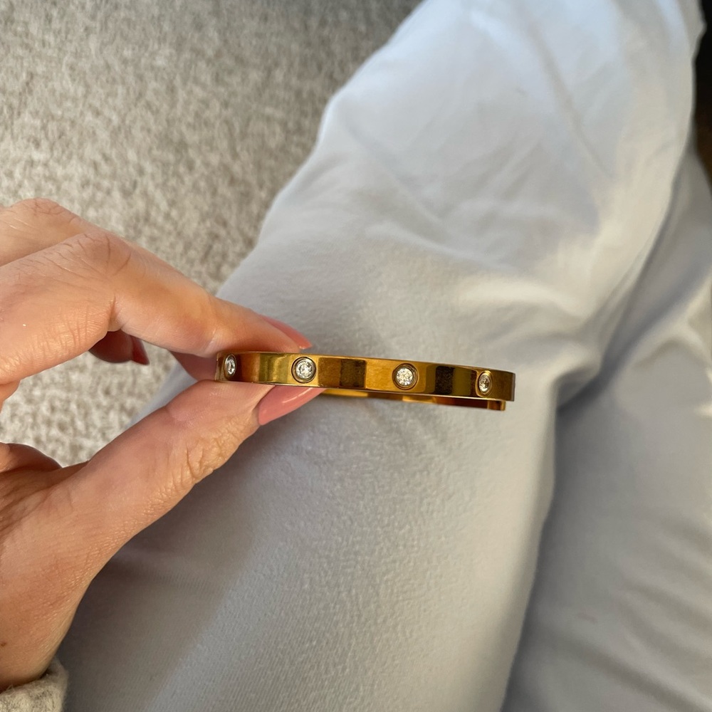 Gold Bangle Bracelet